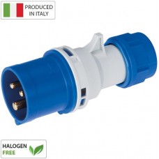 Βιομηχανικό Φις Αρσενικό 16A 3P 230V Μπλε IP44 EC69070